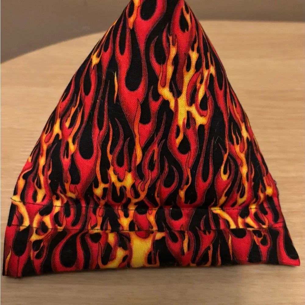 Flames Phone Holder Phone Pillow Handmade